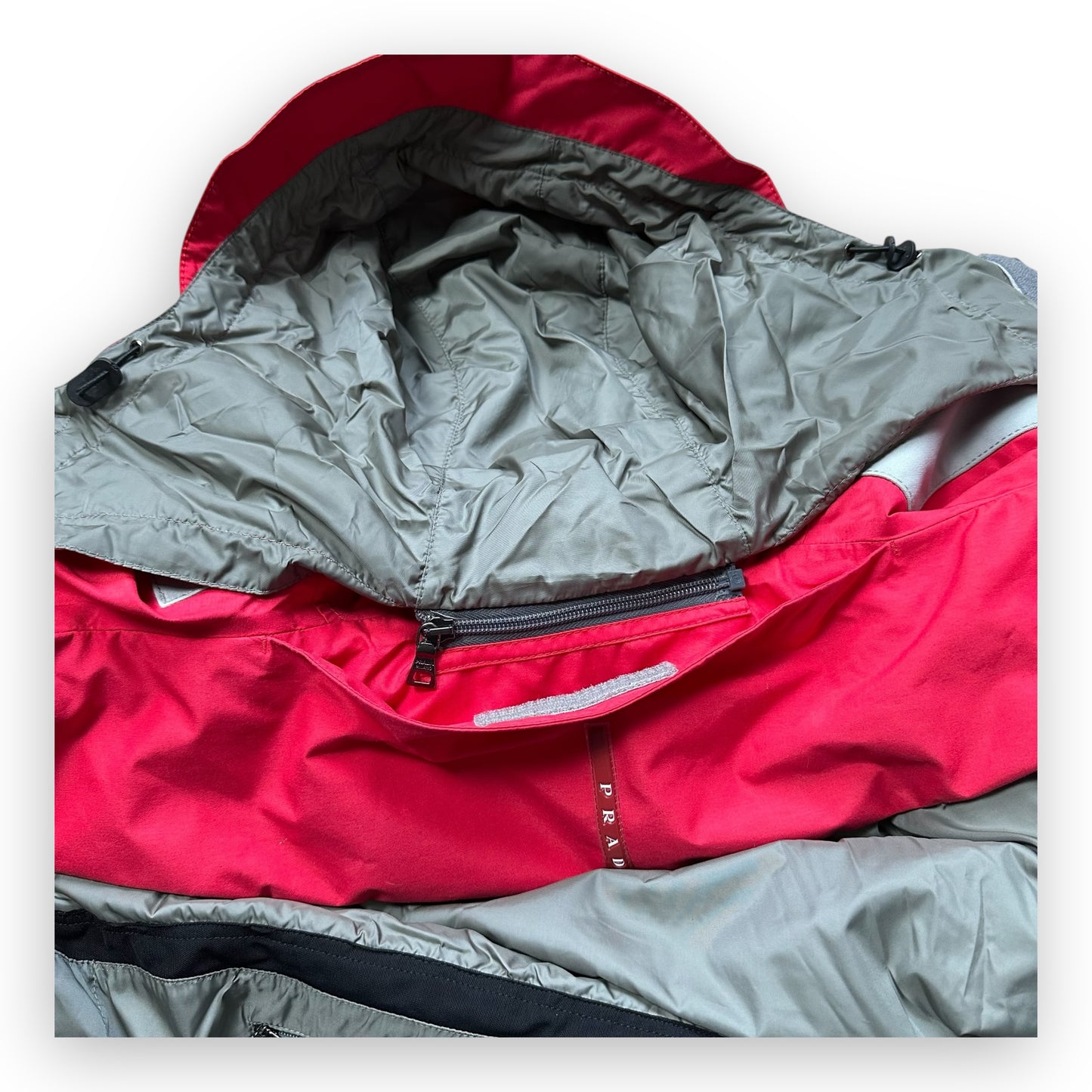 Jacket Prada Sport Gore-Tex Ski Red Grey vintage (M)