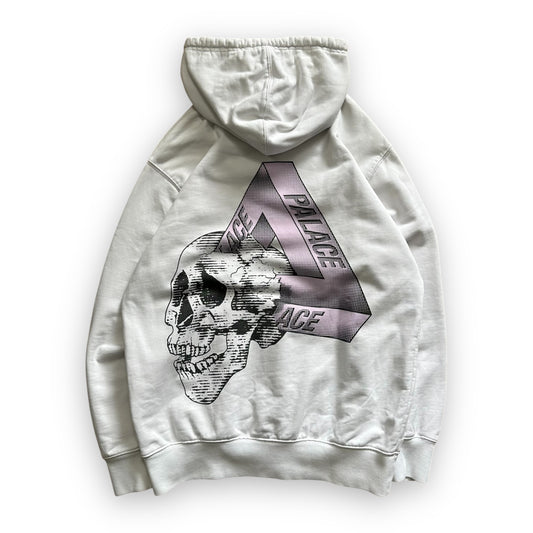Sweatshirt Hoodie Palace Tri-Crusher White FW20 (M)