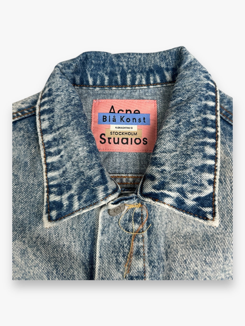 Acne Studios Blå Konst Denim Jacket Blue
