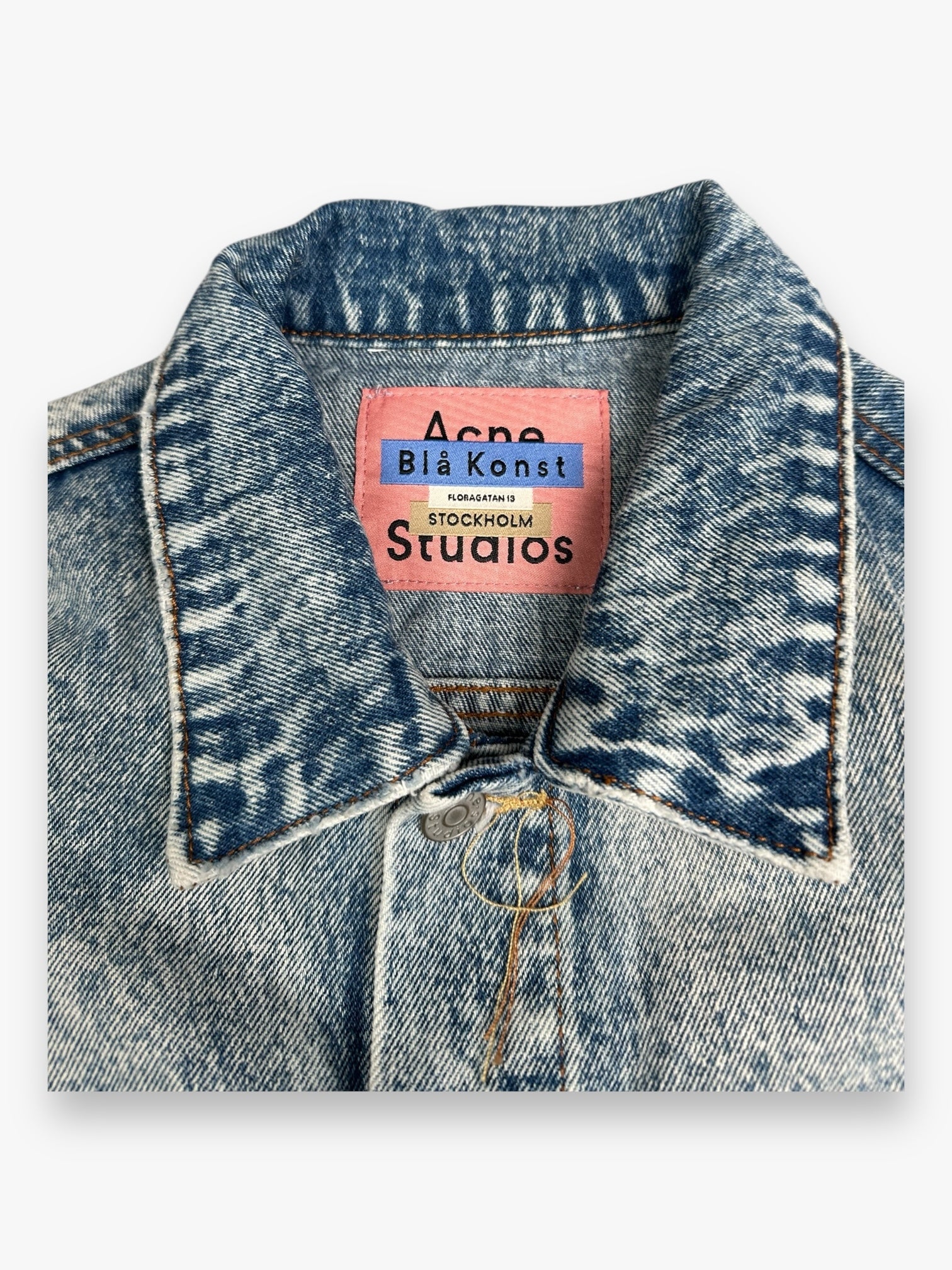 Acne Studios Blå Konst Denim Jacket Blue