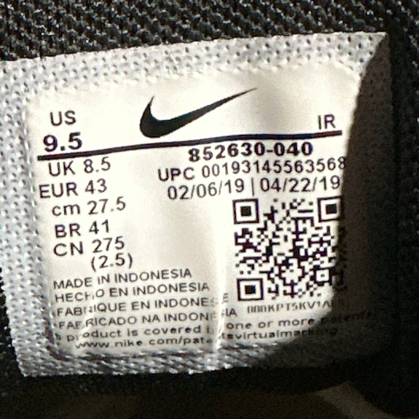 EU43 - US9.5 - UK8.5 • Air Max Plus Tiger