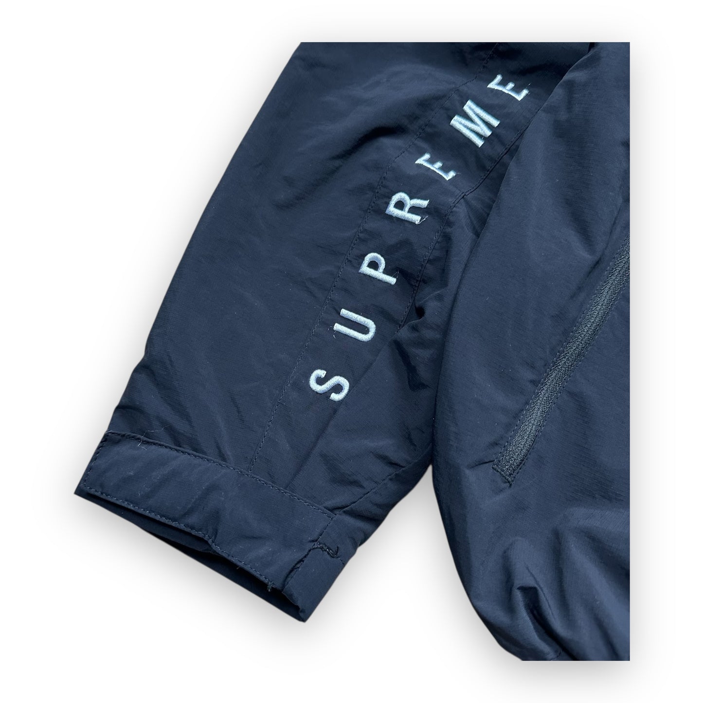 Jacket Supreme Curve Logos Ripstop Black FW20 (M)