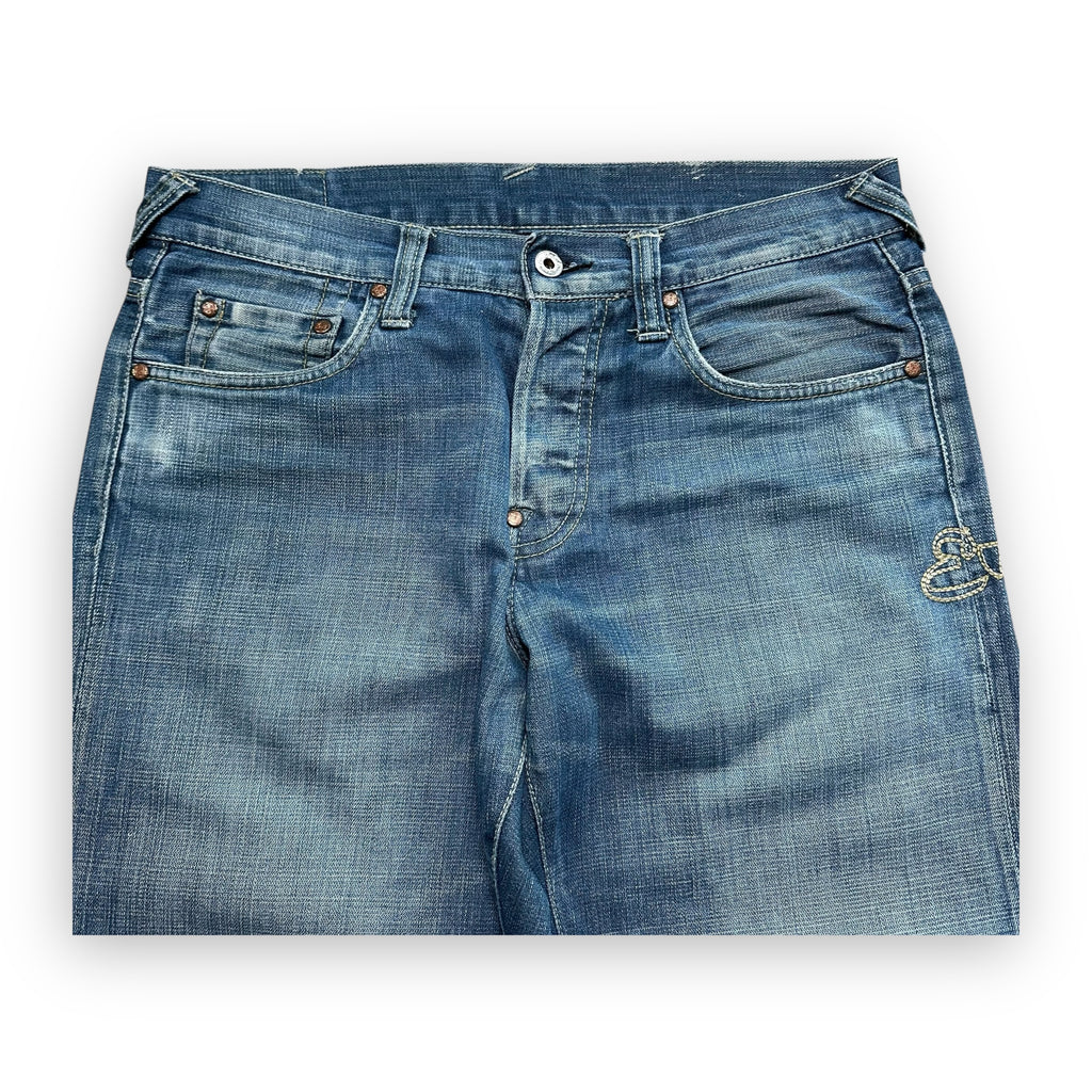 Jeans Evisu Genes Seagull White