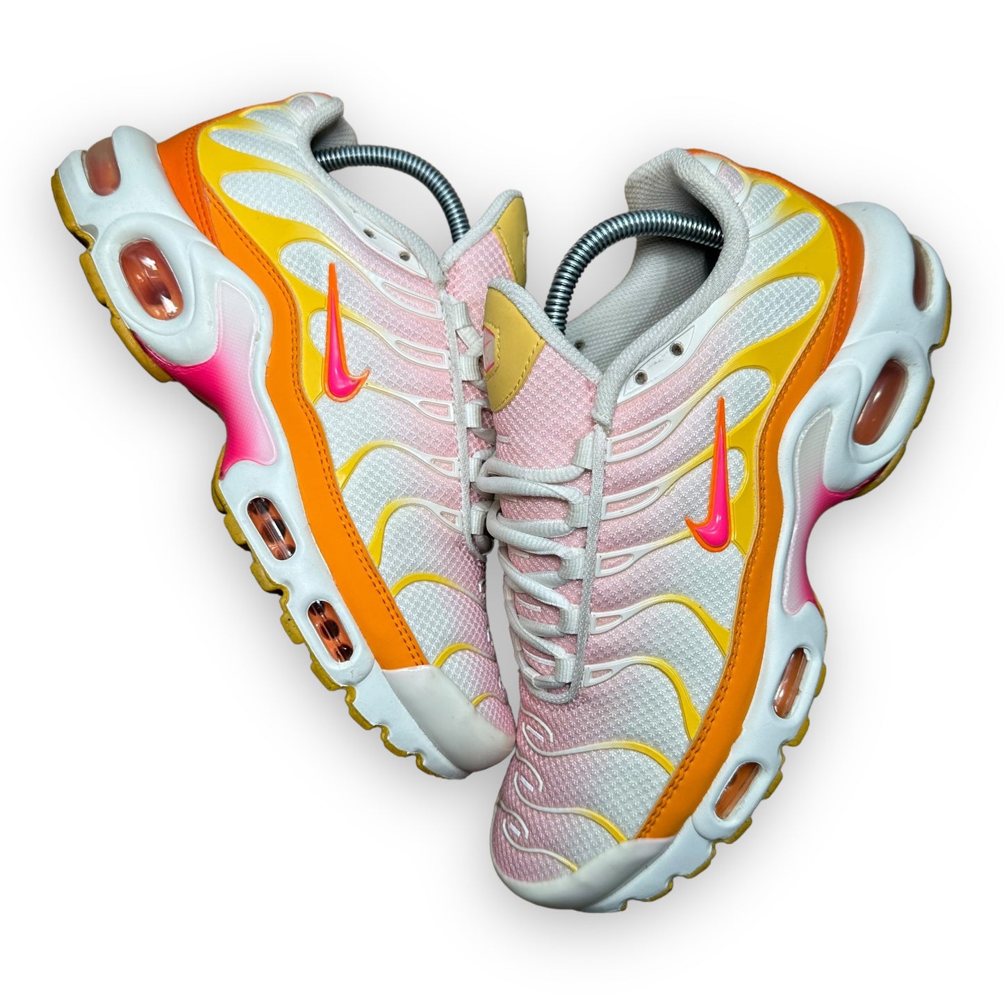 EU38 - US5.5 - UK5 • Air Max Plus White Orange Pink