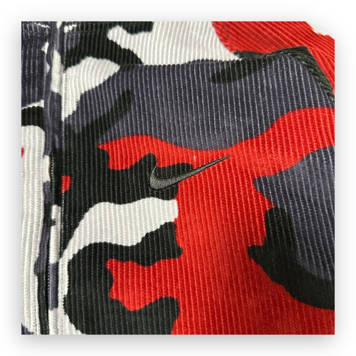 Jacket Supreme Nike Arc Corduroy Hooded Red Camo SS22 (S)