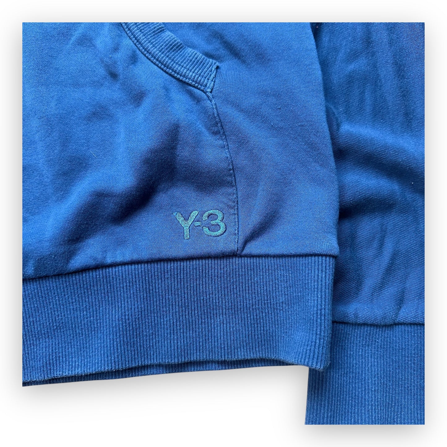 Sweatshirt Hoodie adidas Y-3 Blue vintage (M)
