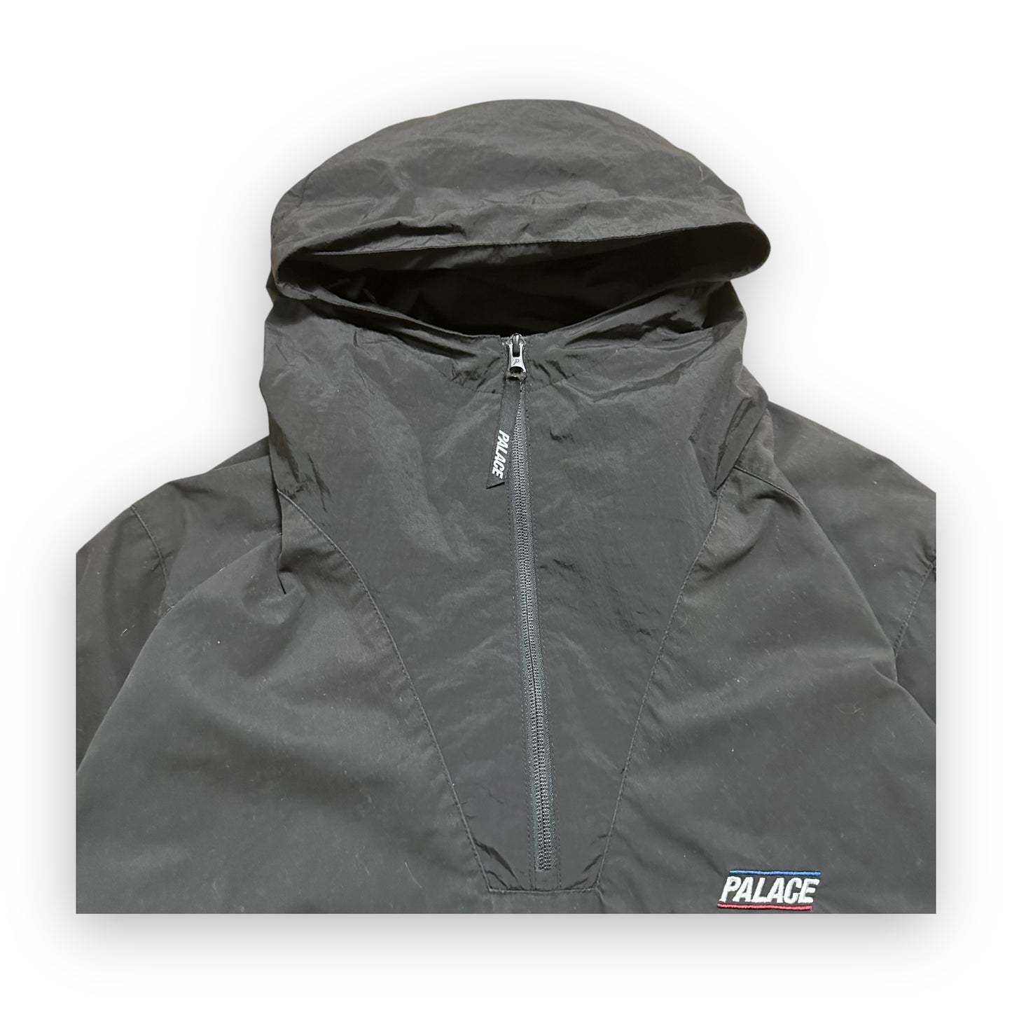 Jacket Palace Windbreaker Outer Shell Smock Black (L)
