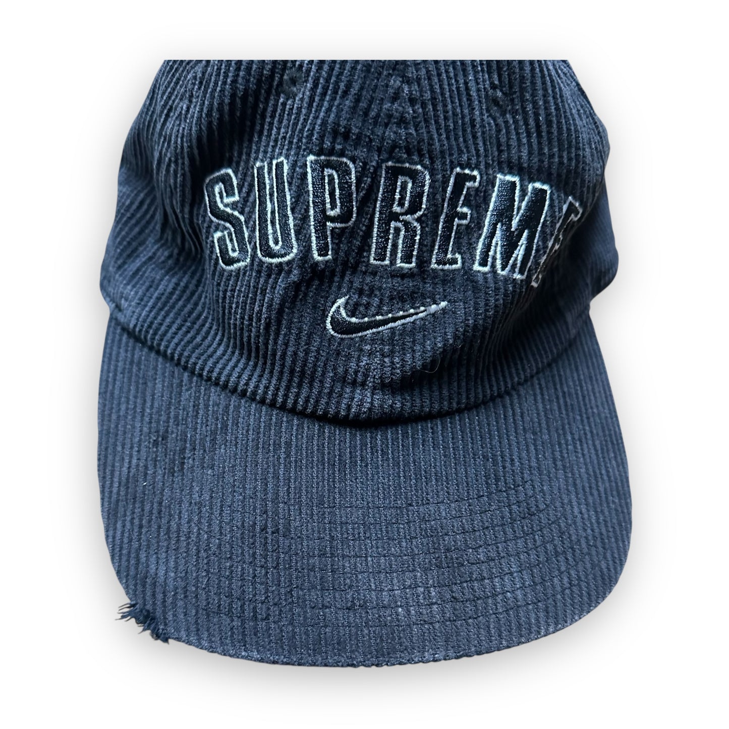 Cap Supreme Nike Arc Corduroy 6-Panel Black SS22