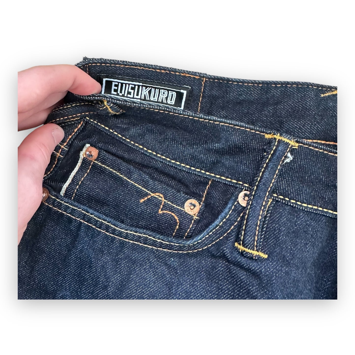 Jeans Evisu Kuru Seagull Embroidery Lot 2008 (S)