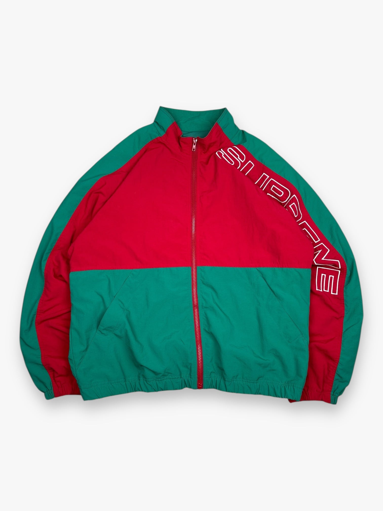 Supreme Split Track Jacket Red SS17