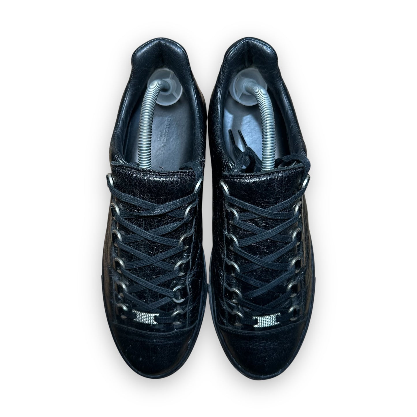 EU43 - US9.5 - UK8.5 • Balenciaga Arena Low Leather Black