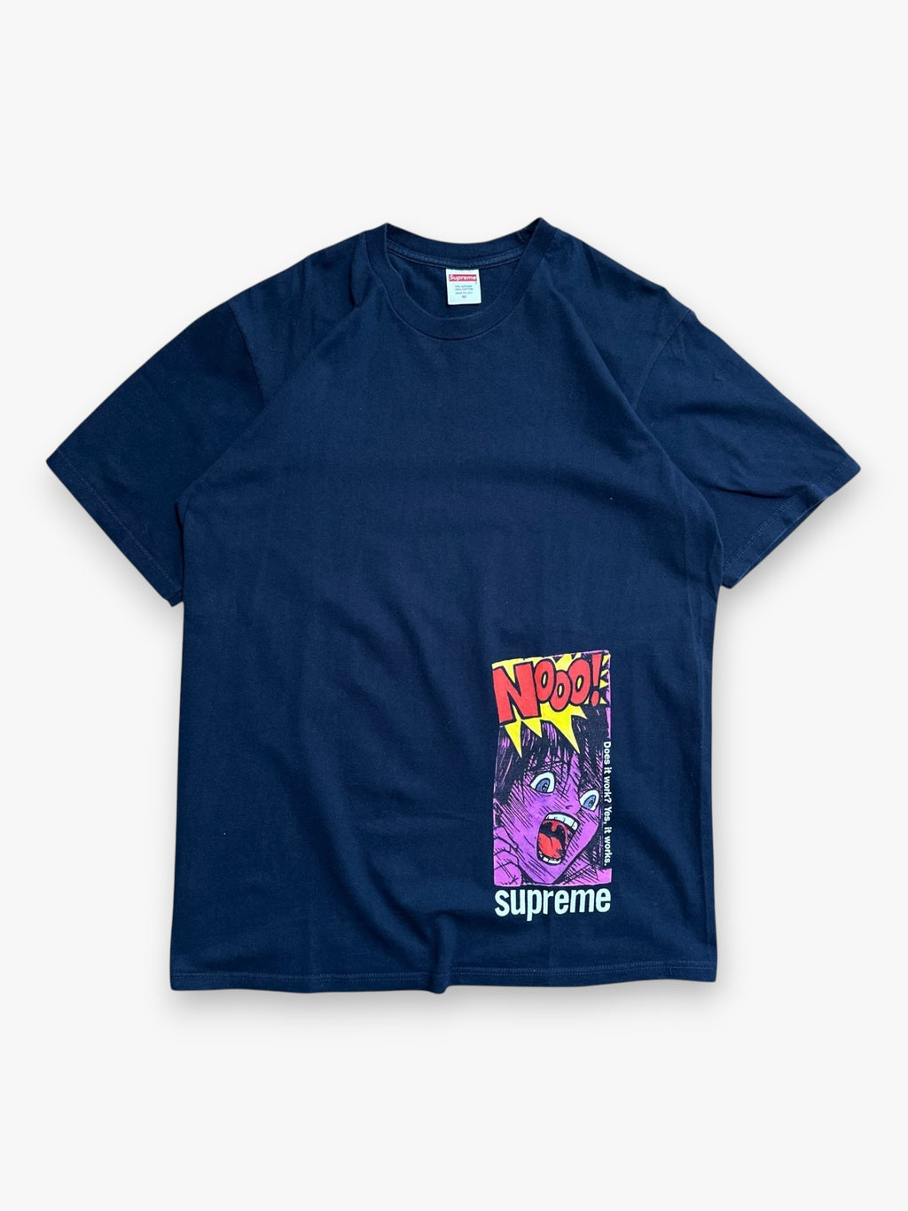 Tee Supreme Does It Work Navy SS21
