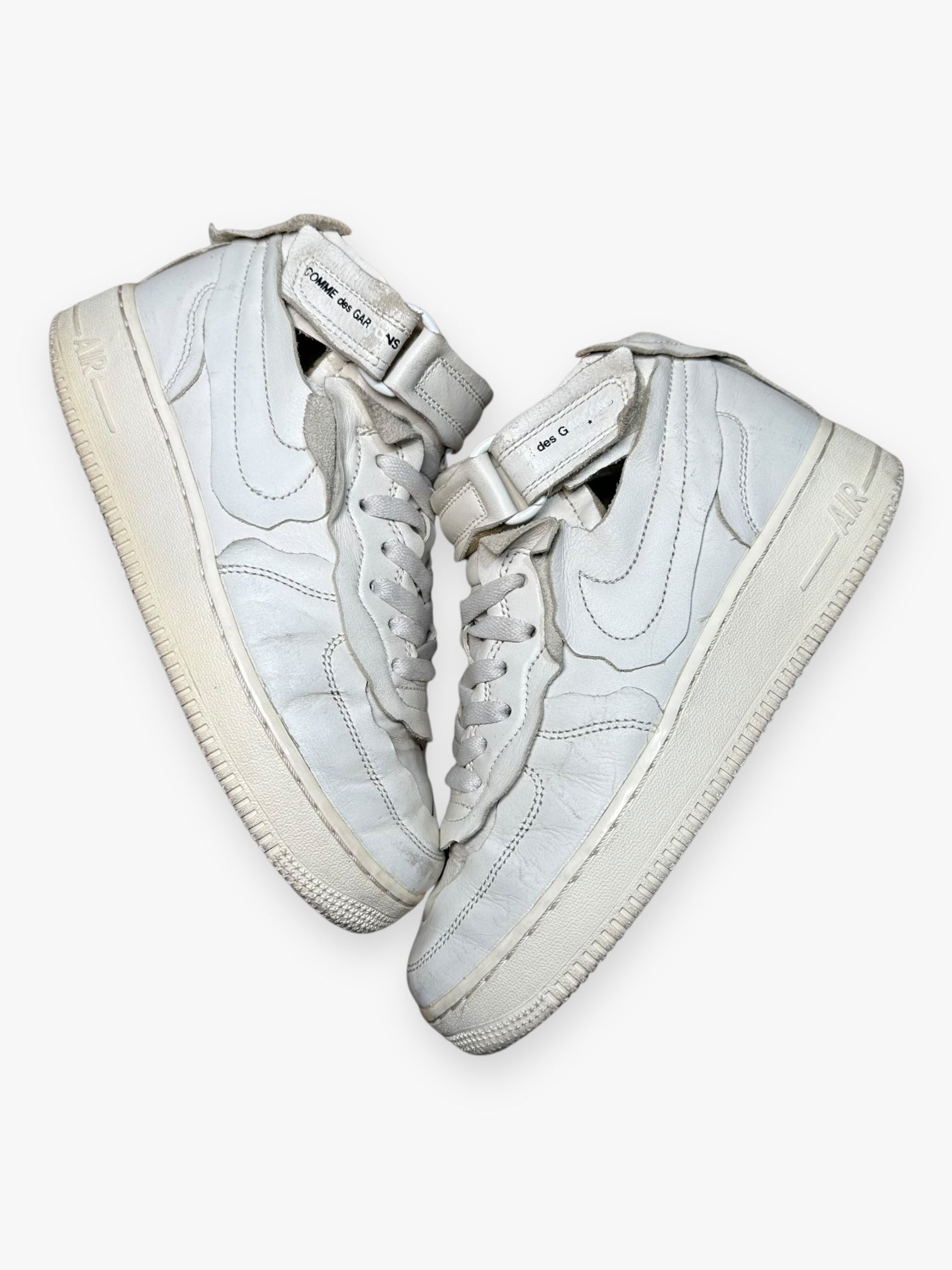 Air Force 1 Mid Comme des Garcons White