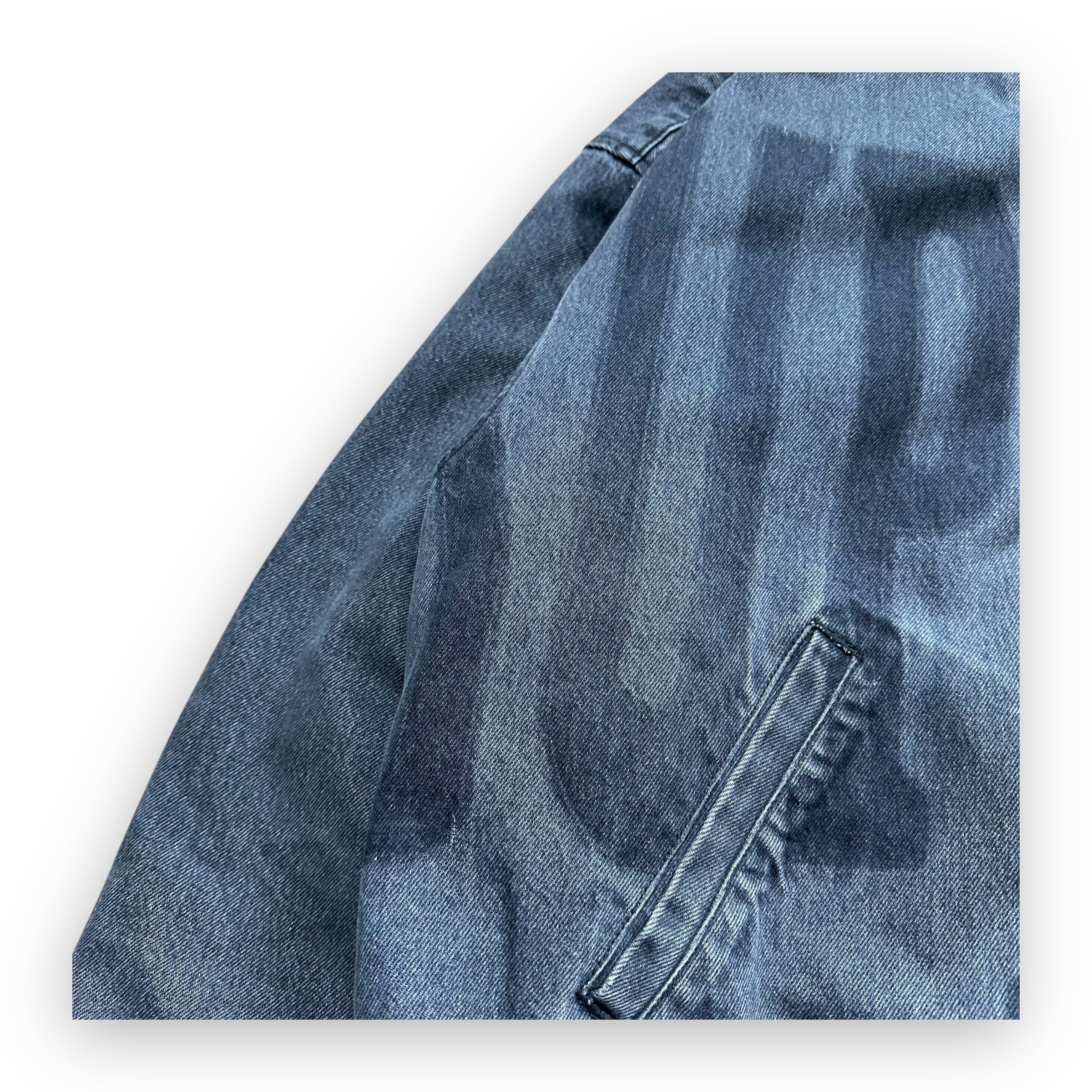 Jacket Supreme Washed Knockout Denim Black SS23