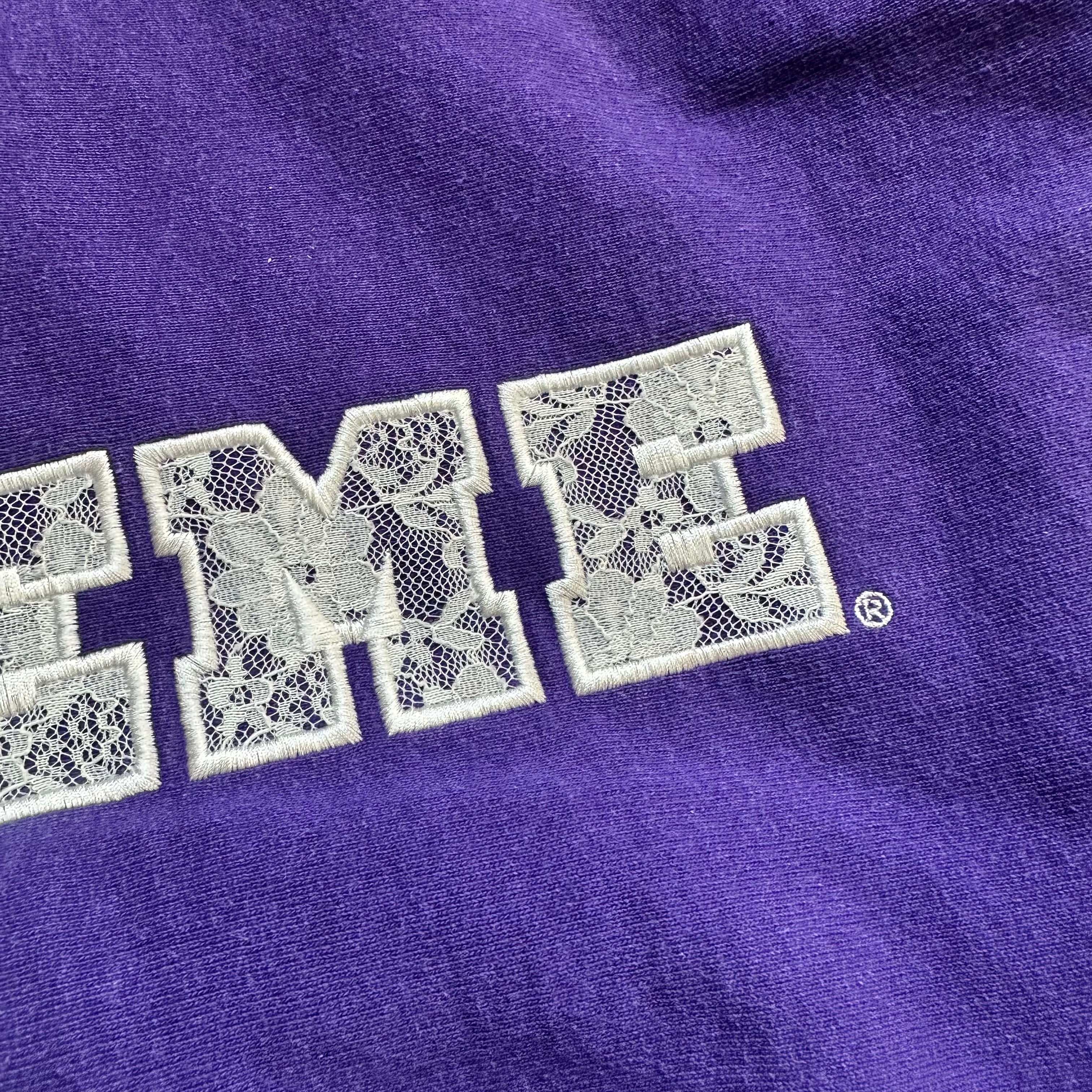 Sweatshirt Hoodie Supreme Lace Purple SS22