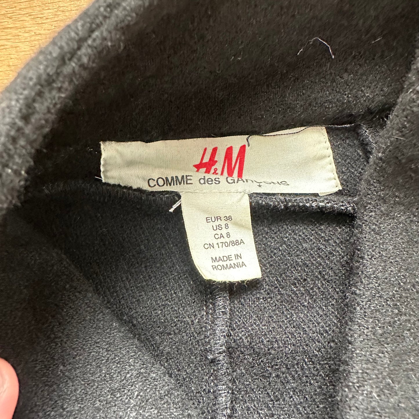 Jacket Comme des Garcons H&M Deconstructed Black (S)