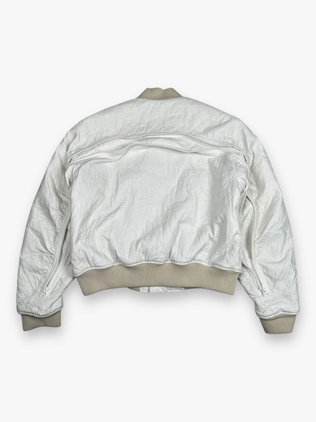 Jacket Dries Van Noten Bomber Zip Vellow White