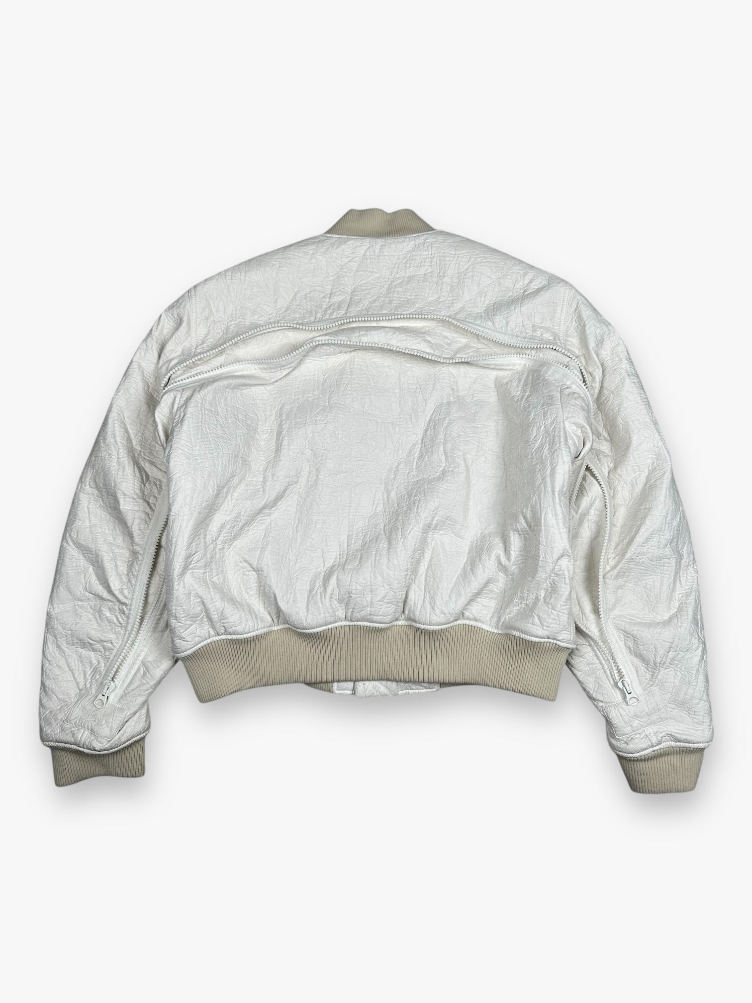 Jacket Dries Van Noten Bomber Zip Vellow White
