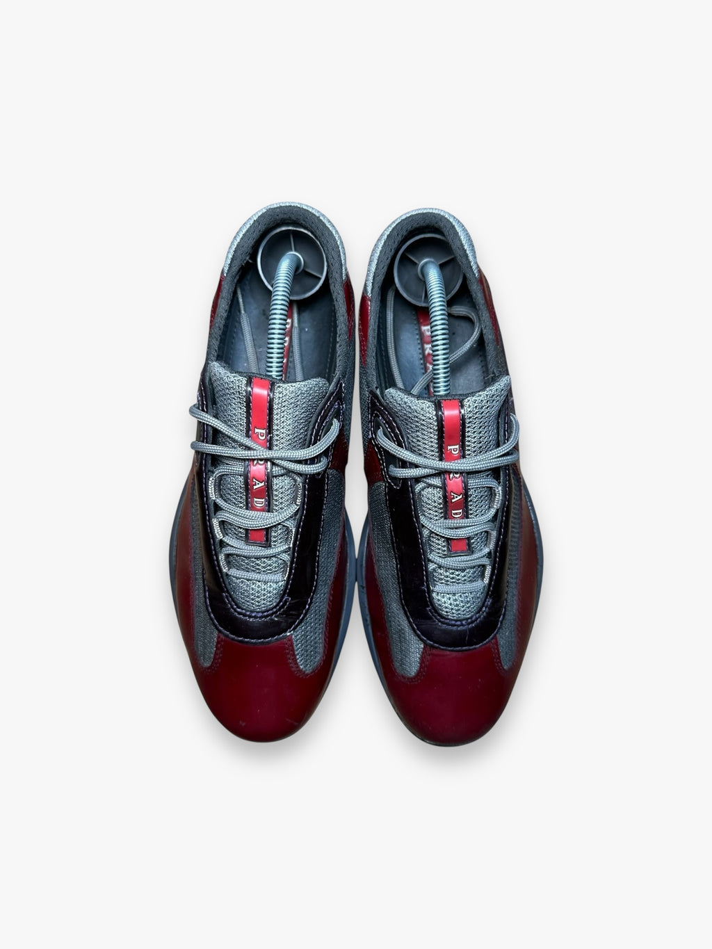 Prada America’s Cup Red Black Patent vintage