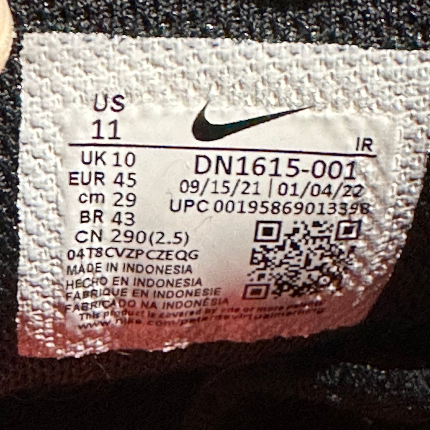 EU45 - US11 - UK10 • Shox Ride 2 Supreme Black