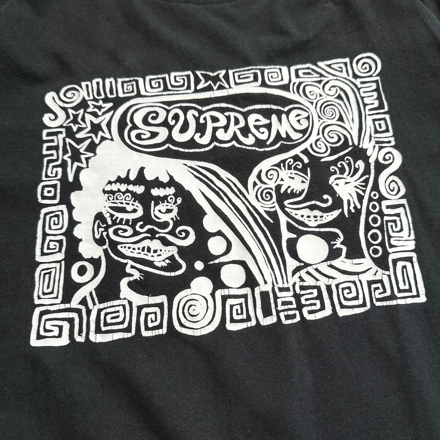 Tee Supreme Faces Black FW18 (XL)
