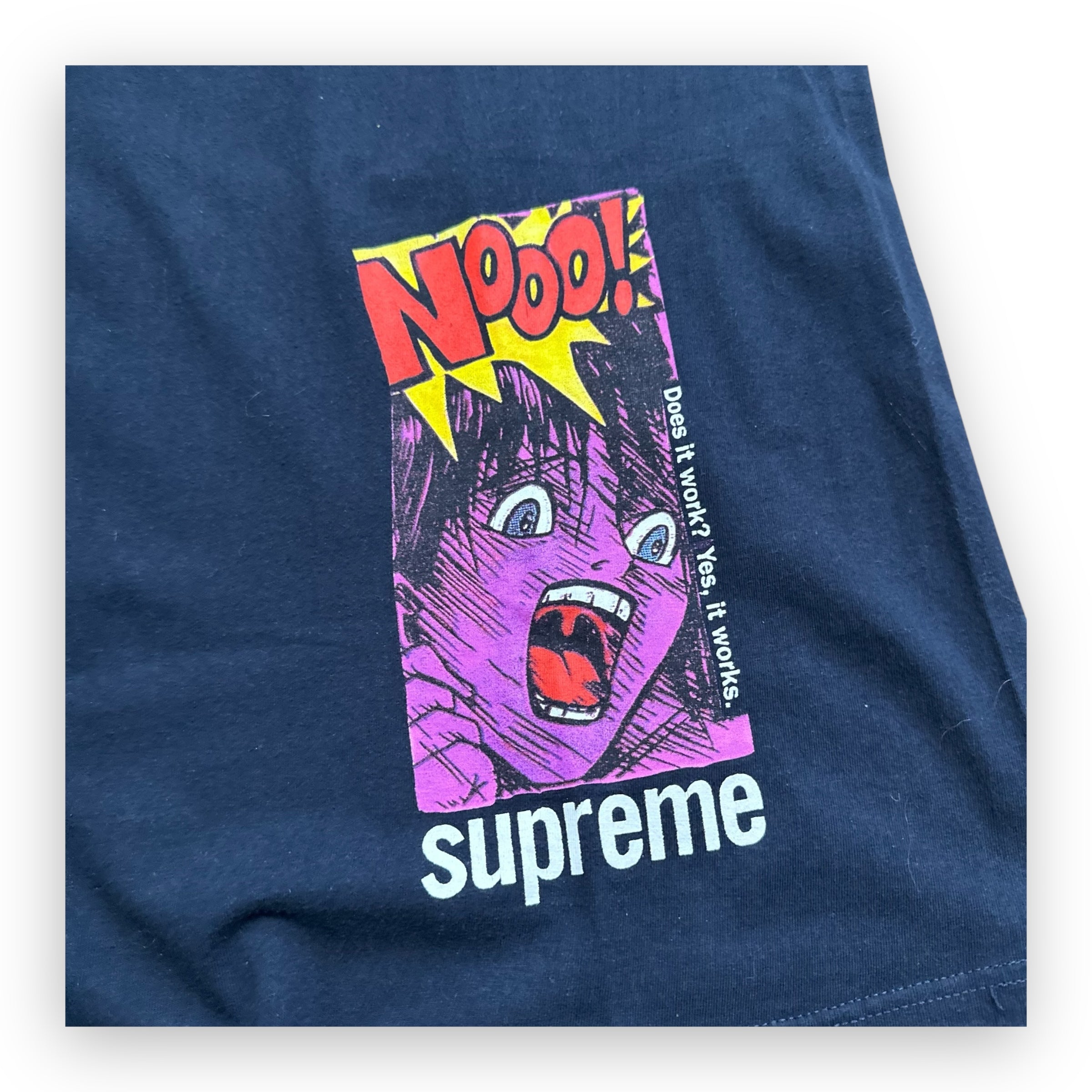 Tee Supreme Does It Work Navy SS21