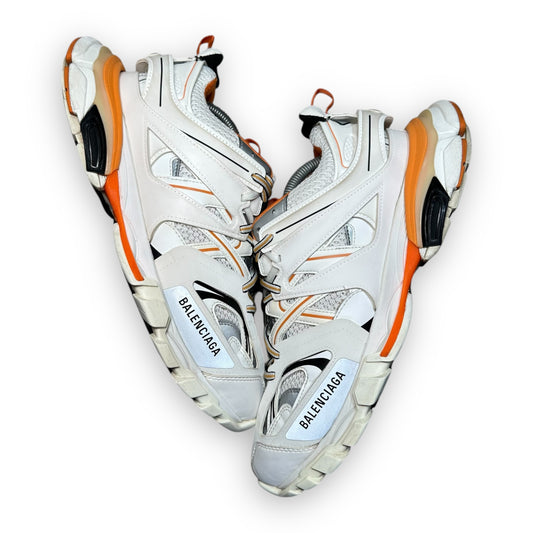 EU44 - US10 - UK9 • Balenciaga Track White Orange