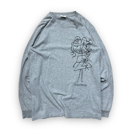 Tee Longsleeve Sketch Heather Grey FW16 (M)