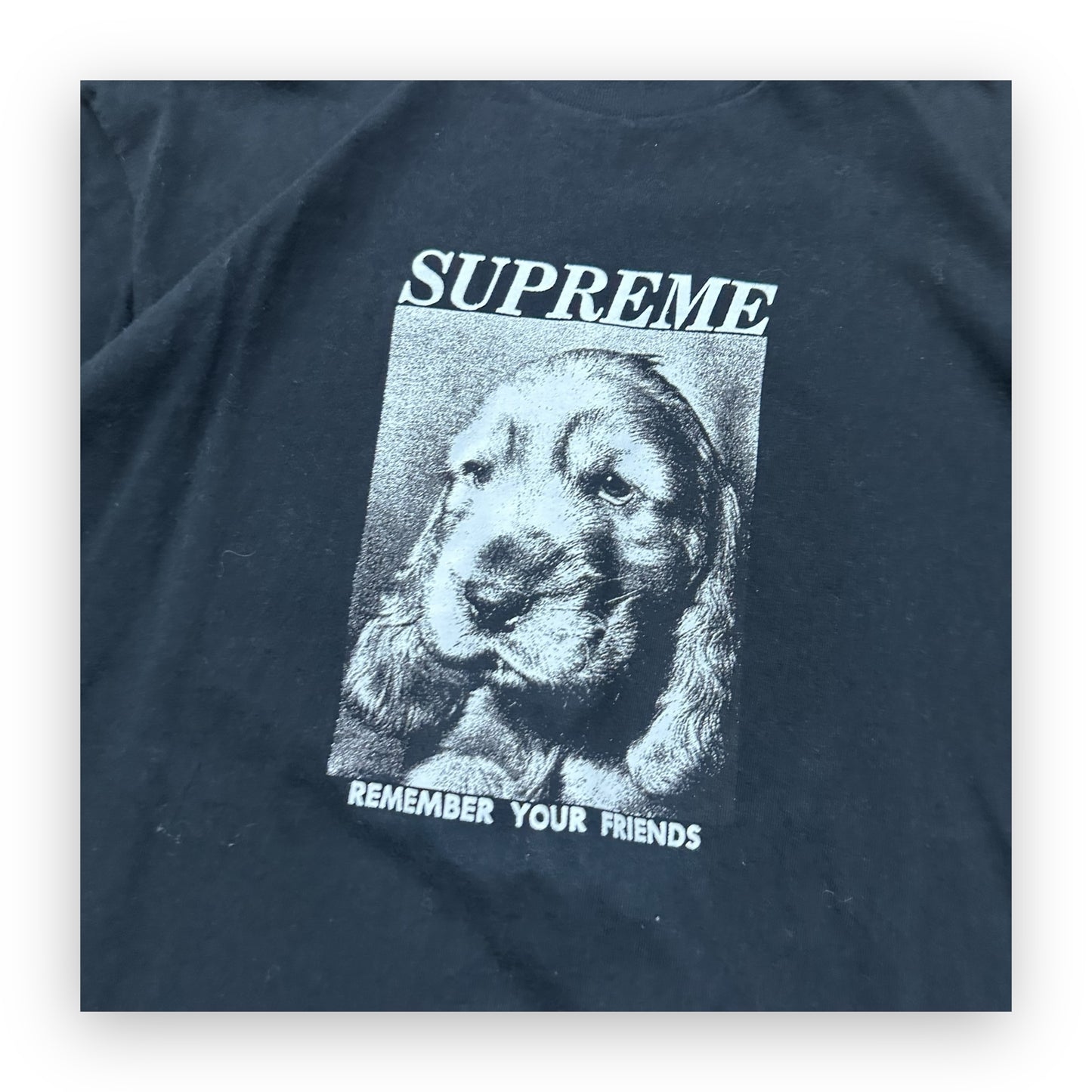 Tee Supreme Remember Black FW18 (L)