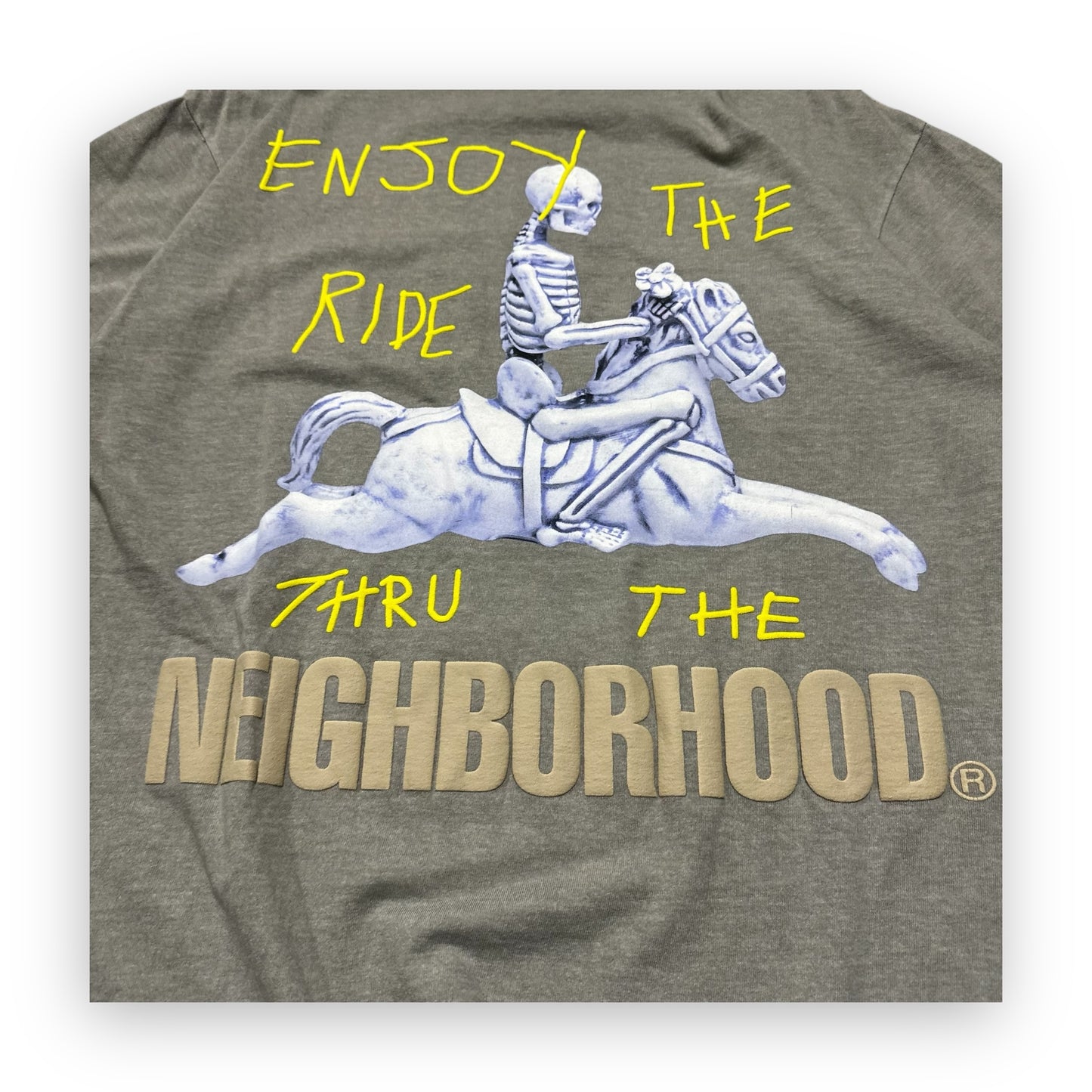 Tee Travis Scott Cactus Jack x Neighborhood Carousel Grey SS21 (L)