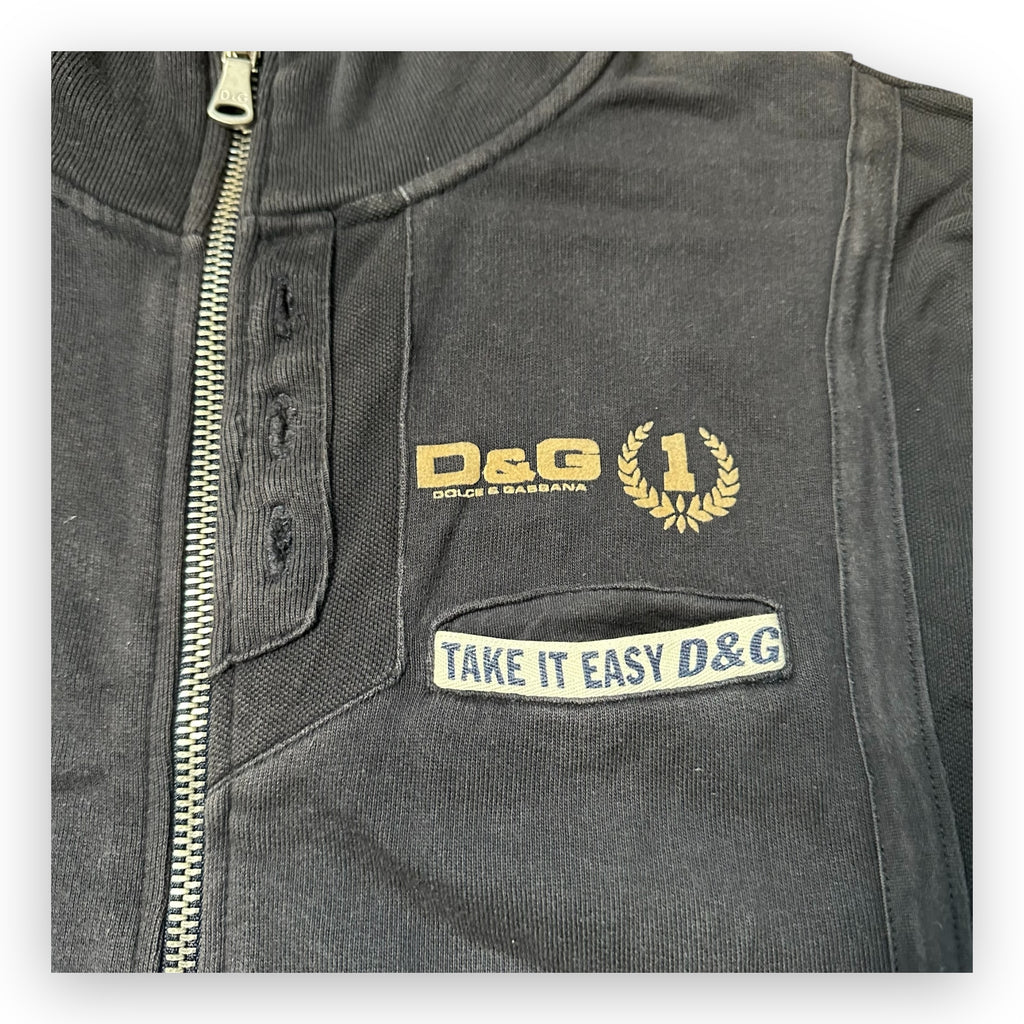 Sweatshirt Zip Dolce & Gabbana Black vintage