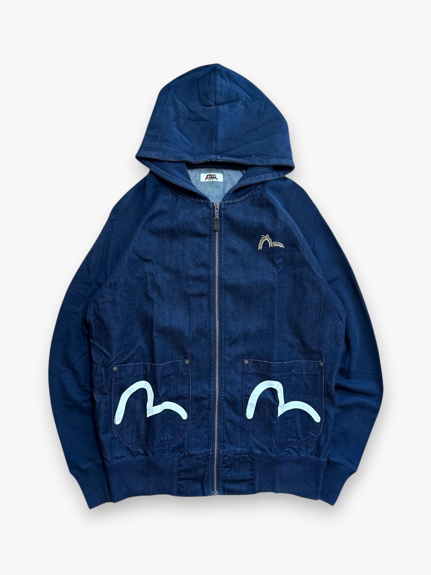 Jacket Evisu Genes Hooded Denim
