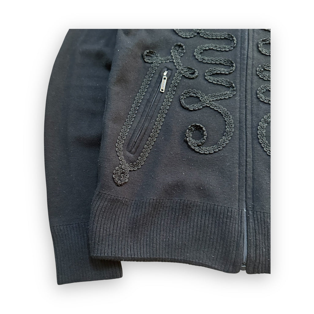 Sweater Histeric Glamour Flanel Zip Black