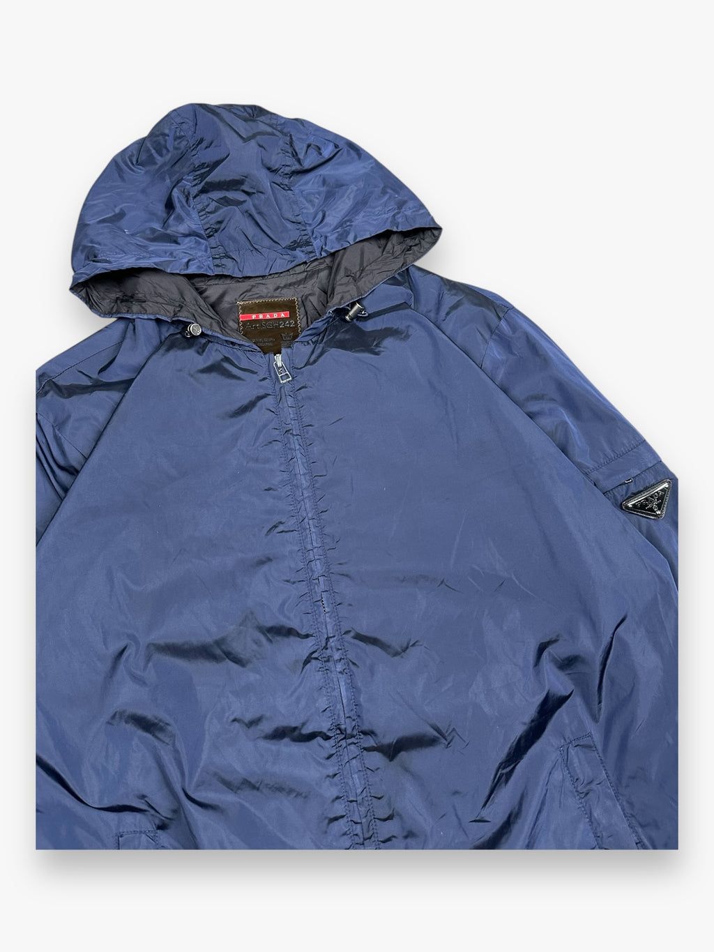 Jacket Prada Nylon Navy AW14