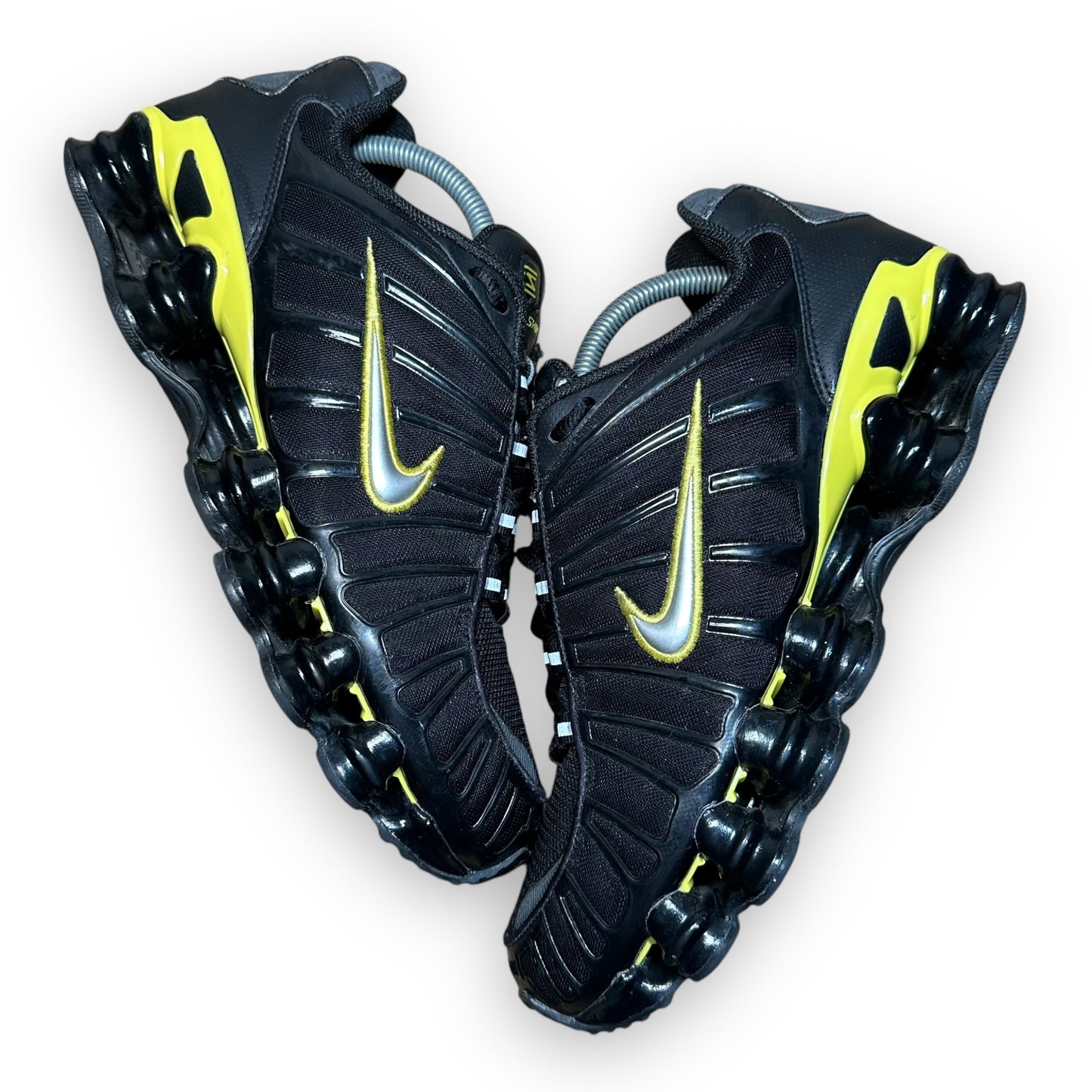 EU44 - US10 - UK9 • Shox TL Black Dynamic Yellow