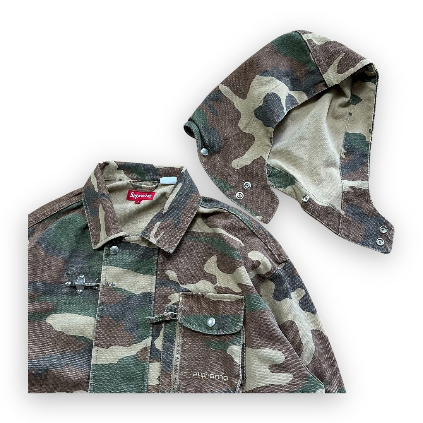 Jacket Supreme Canvas Clip Tan Camo SS23 (L)