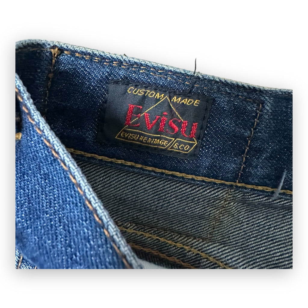 Jeans Evisu Seagull Lot 001 Yellow Red