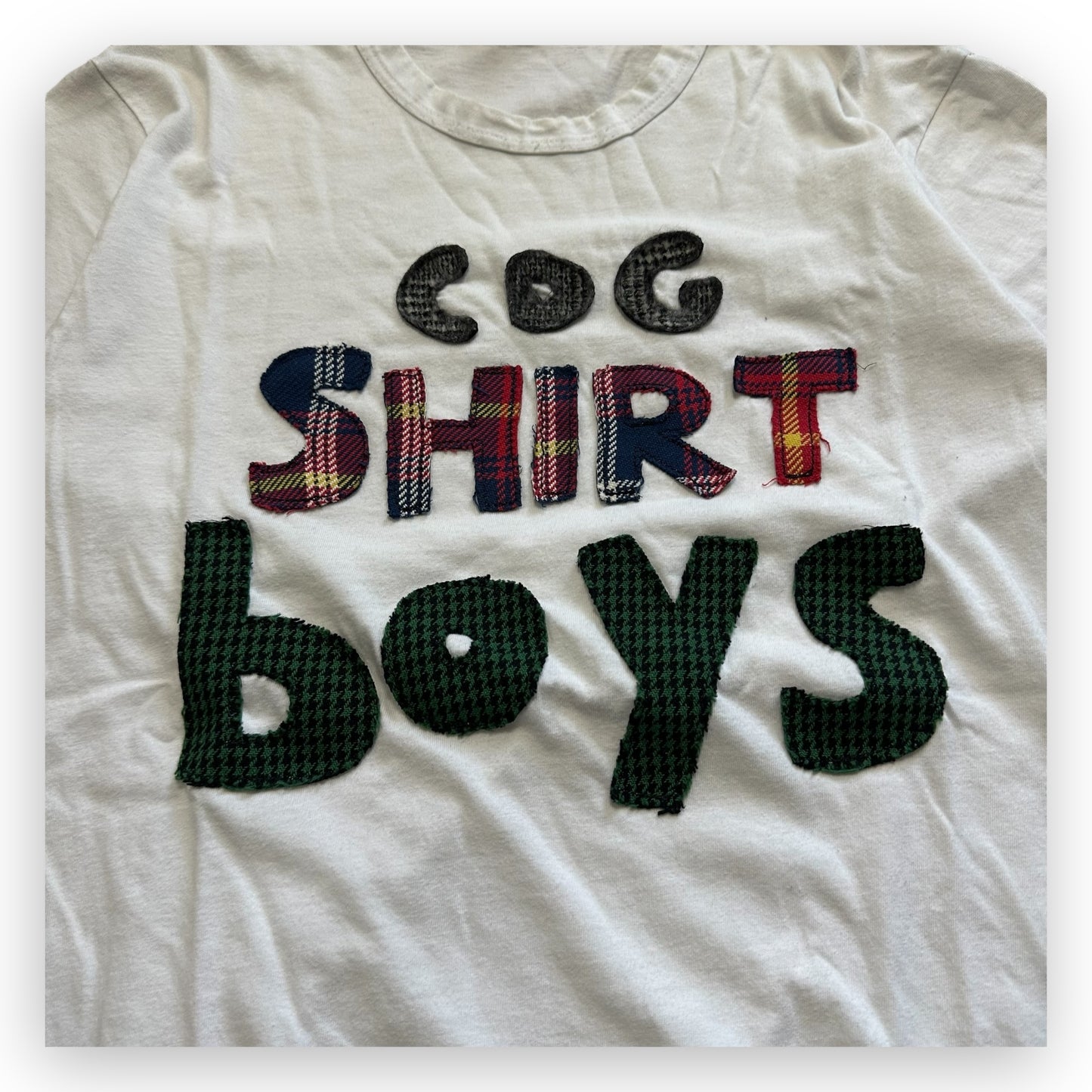 Tee CDG Boys Inserts White (L)