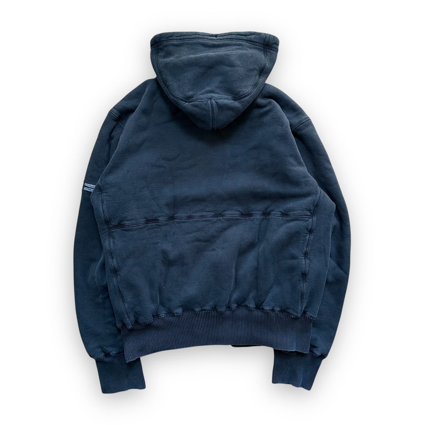 Sweatshirt Hoodie Zip Stone Island Denims Black FW07 (L)