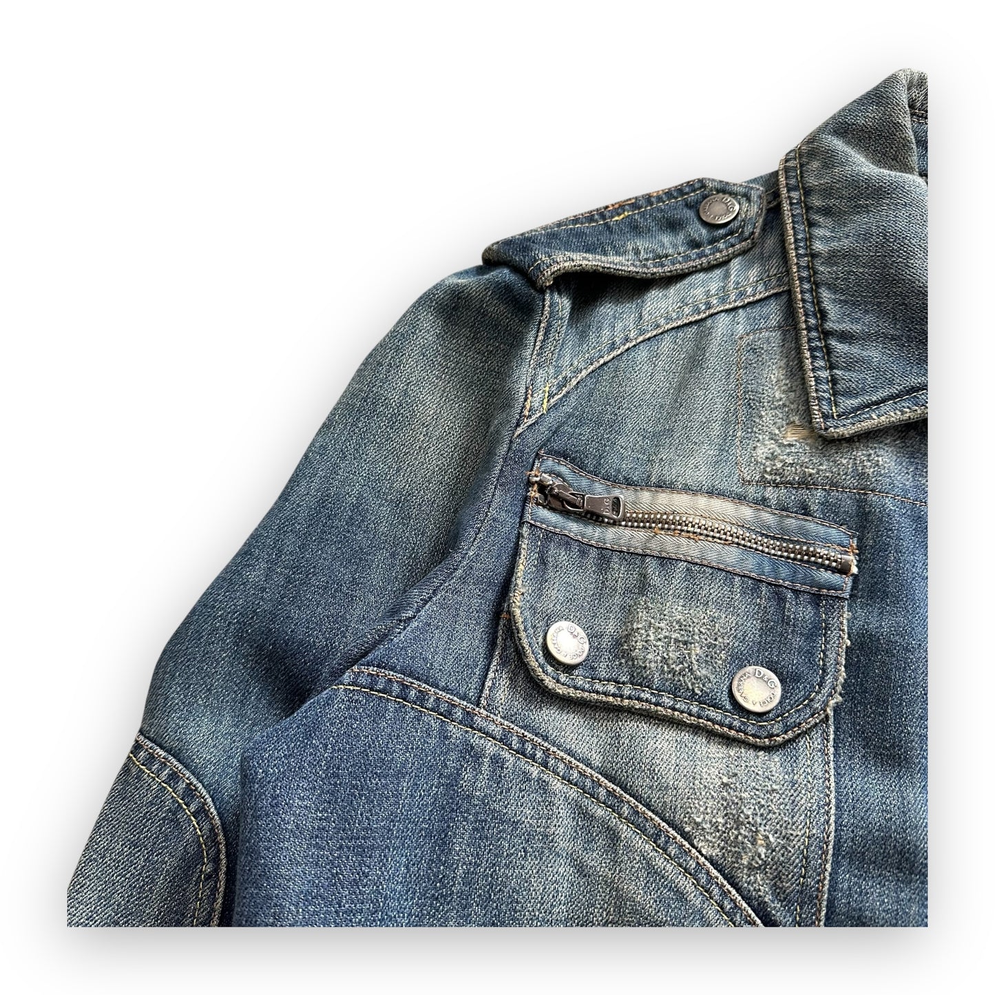 Jacket Dolce & Gabbana Denim Multi Pocket Zip (M)