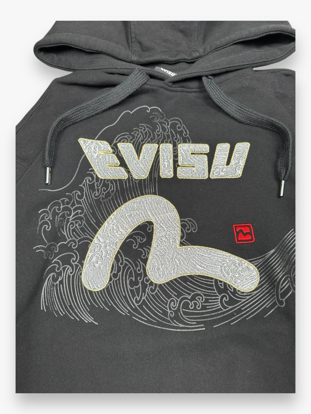 Sweatshirt Hoodie Evisu Wave Gold