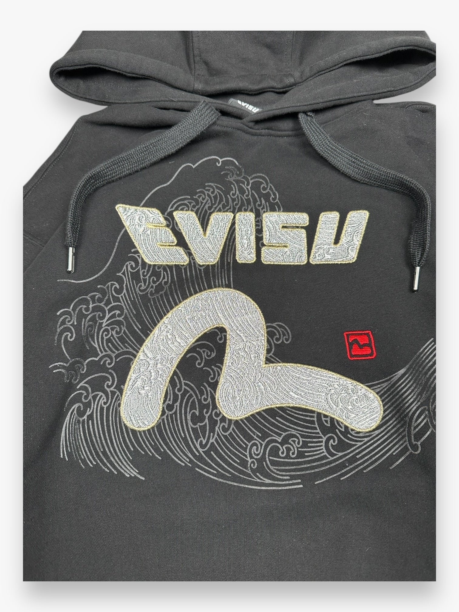 Sweatshirt Hoodie Evisu Wave Gold