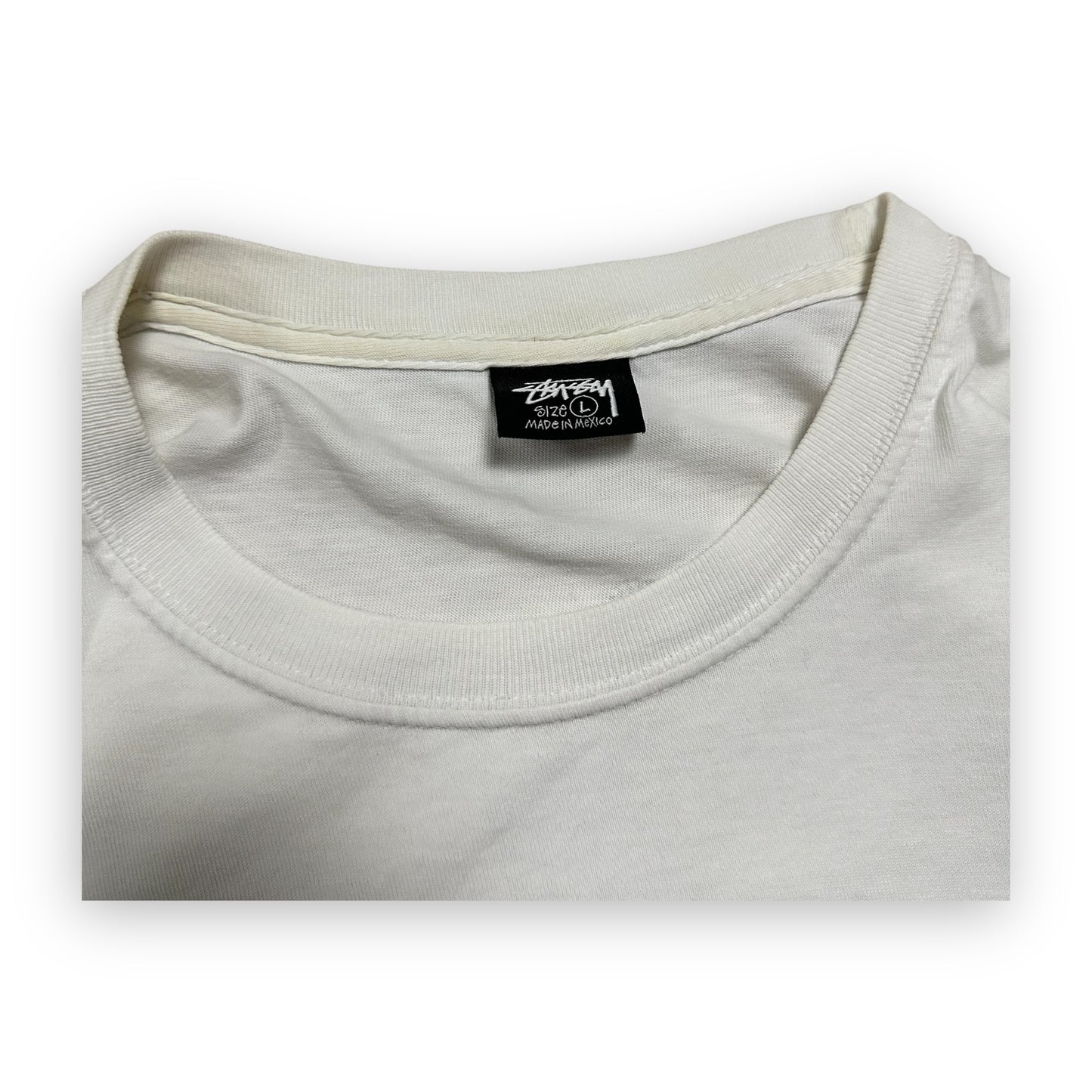 Tee Stussy Acid Flowers White (L)