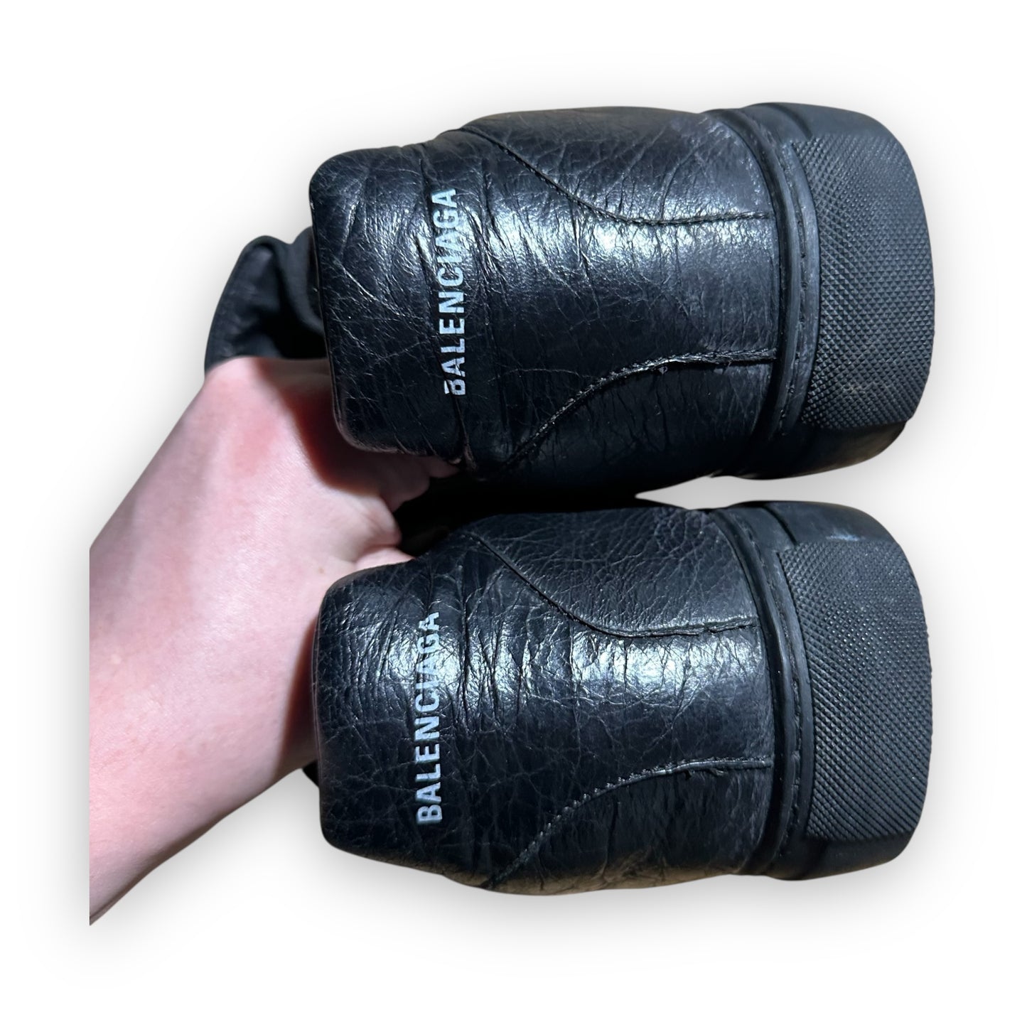 EU46 - US12 - UK11 • Balanciaga Arena Low Leather Black