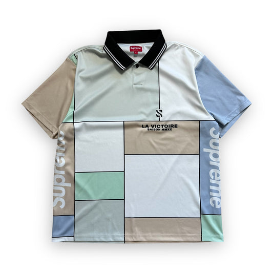 Jersey Supreme Colorblocked Soccer Polo Grey FW20 (L)