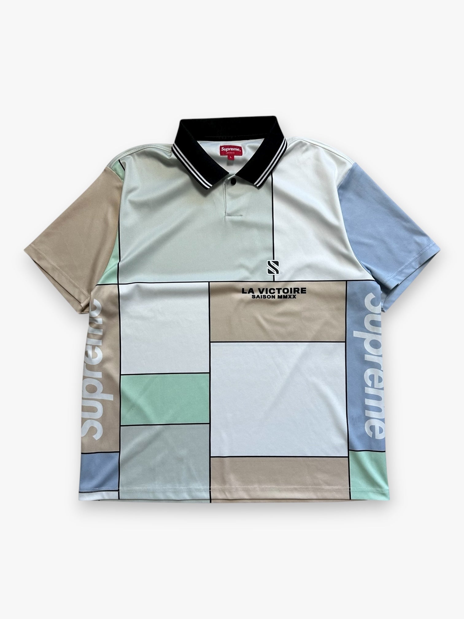 Jersey Supreme Colorblocked Soccer Polo Grey FW20