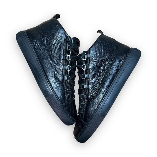 EU43 - US9.5 - UK8.5 • Balanciaga Arena High Leather Black