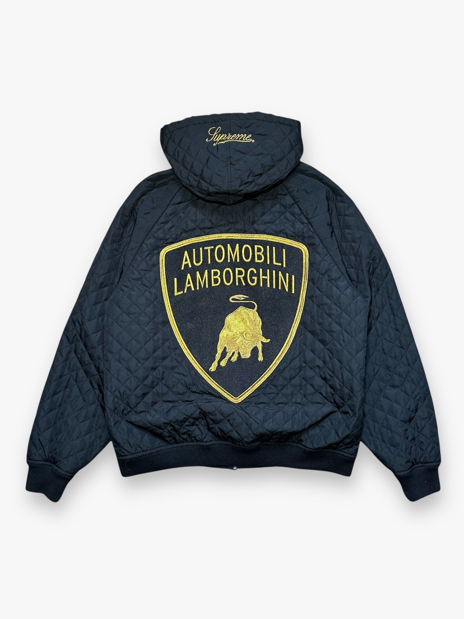 Jacket Supreme Lamborghini Automobili Hooded Work Black SS20