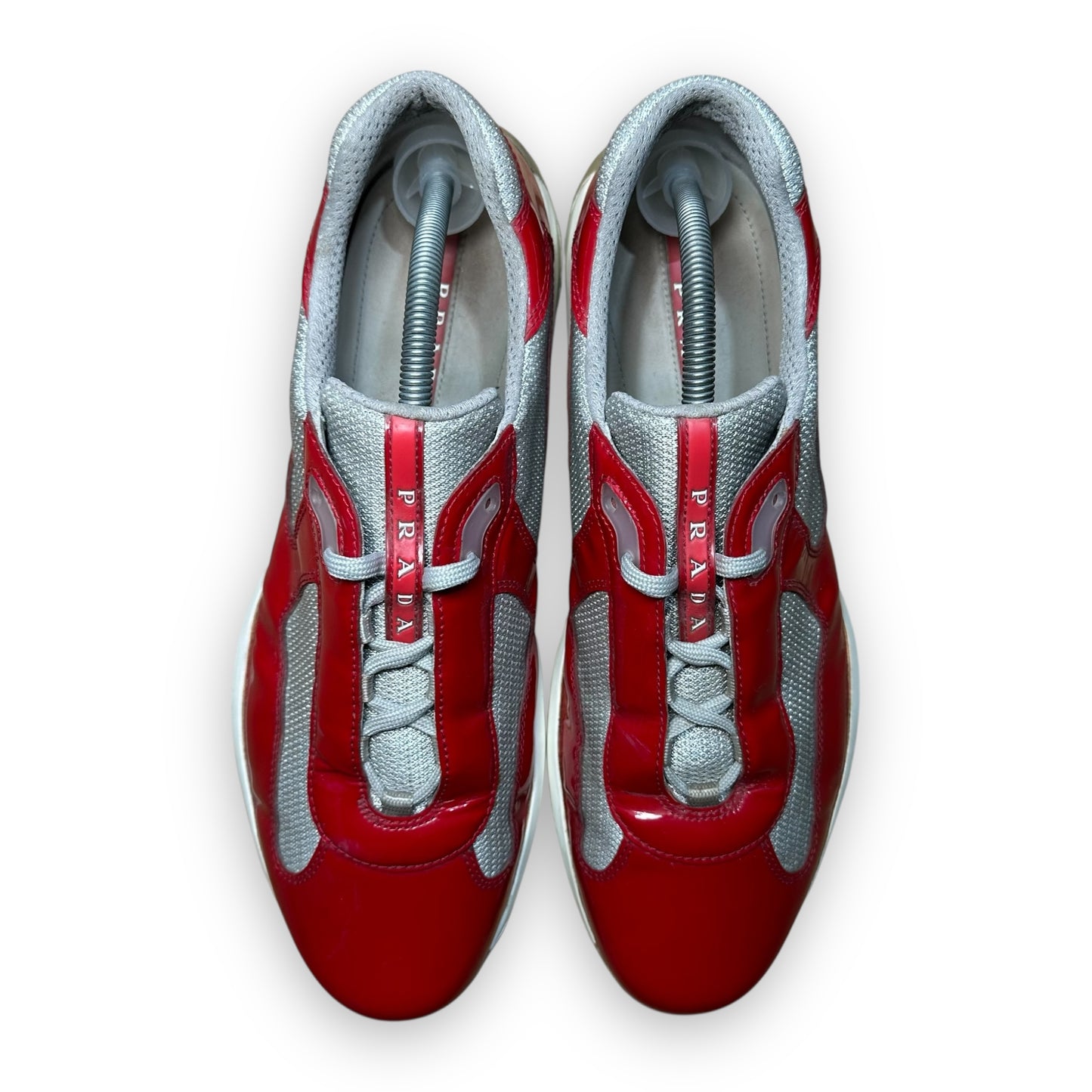 EU46 - US12 - UK11 • Prada America’s Cup Patent Red vintage