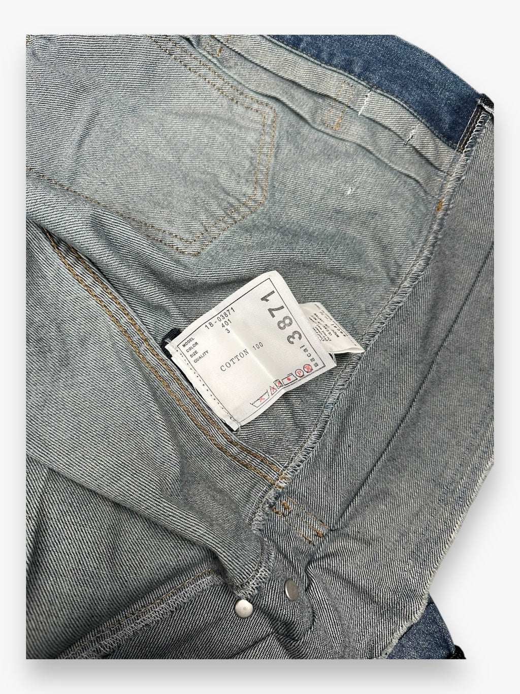 Sacai Denim Jacket Light Blue